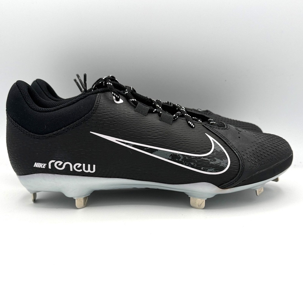 Nike Hyperdiamond 4 Pro Cleats Womens Size 11.5 Black Grey Softball FZ0922 001